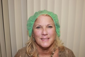 Full Face Permanent Makeup for Blondes before
